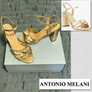 ANTONIO MELANI Gold Heels